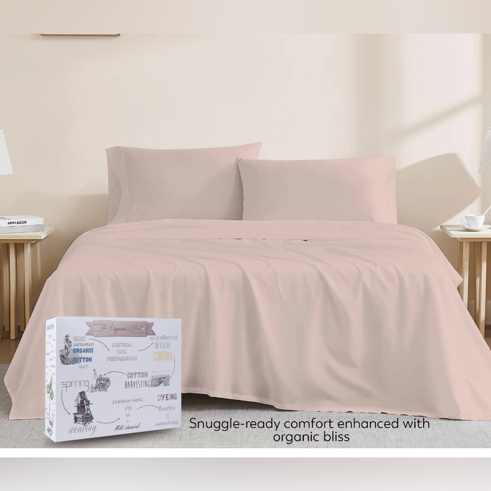 New Organic Cotton Sheet Set